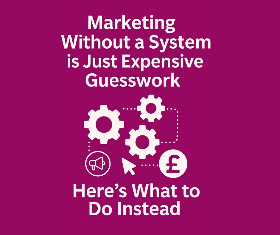 Marketing Without a System Is Just Expensive Guesswork- Here’s What to Do Instead